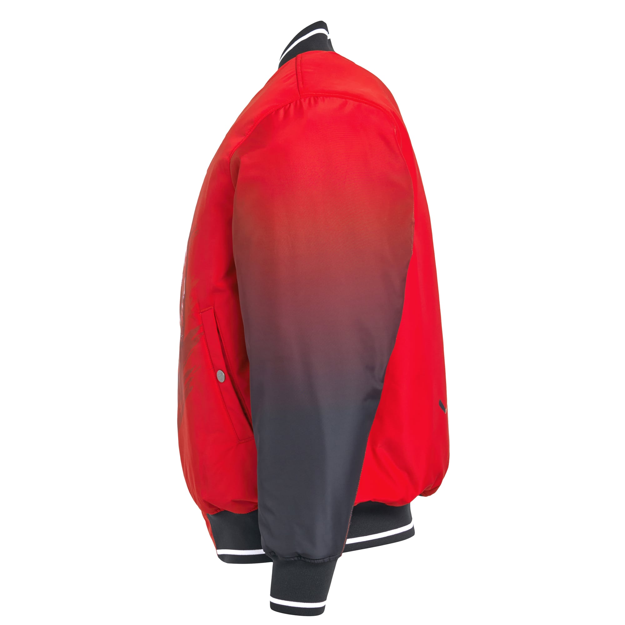 Veste bomber réversible zippée pour homme FE Steve Yzerman rouge/noir des Red Wings de Détroit